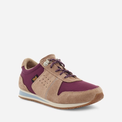 Teva Highside '84 - Women's Teva Sneakers - Brown / Purple | India (OASI87560)